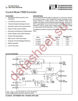 UC2842AN datasheet  